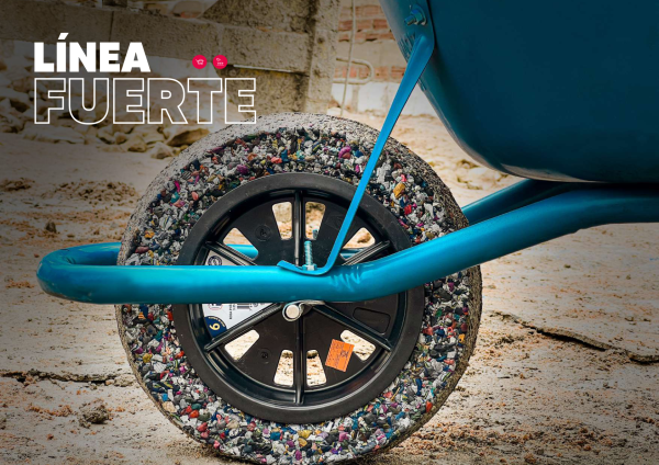 Rueda Maciza Línea Fuerte 3.25x8